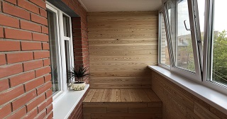 Отделка, остекление, утепление балконов в Можге от 211 руб. м/2.