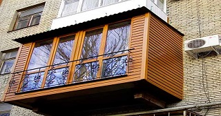 Внешняя отделка балкона Можга цена от 1051 руб. м/2.